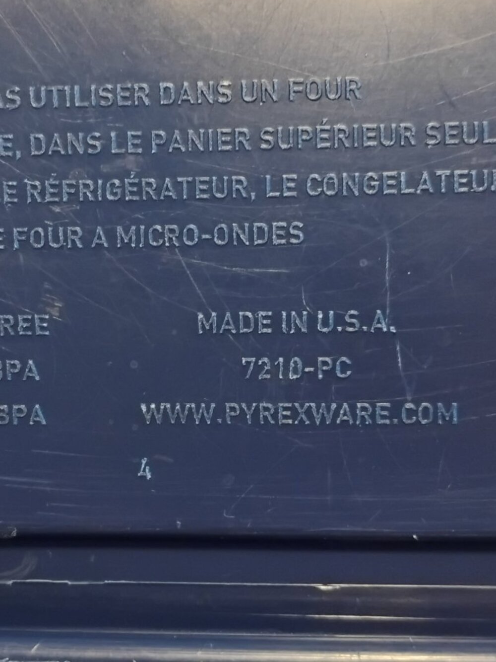 4 Pyrex Storage Lids - Picture 5 of 6